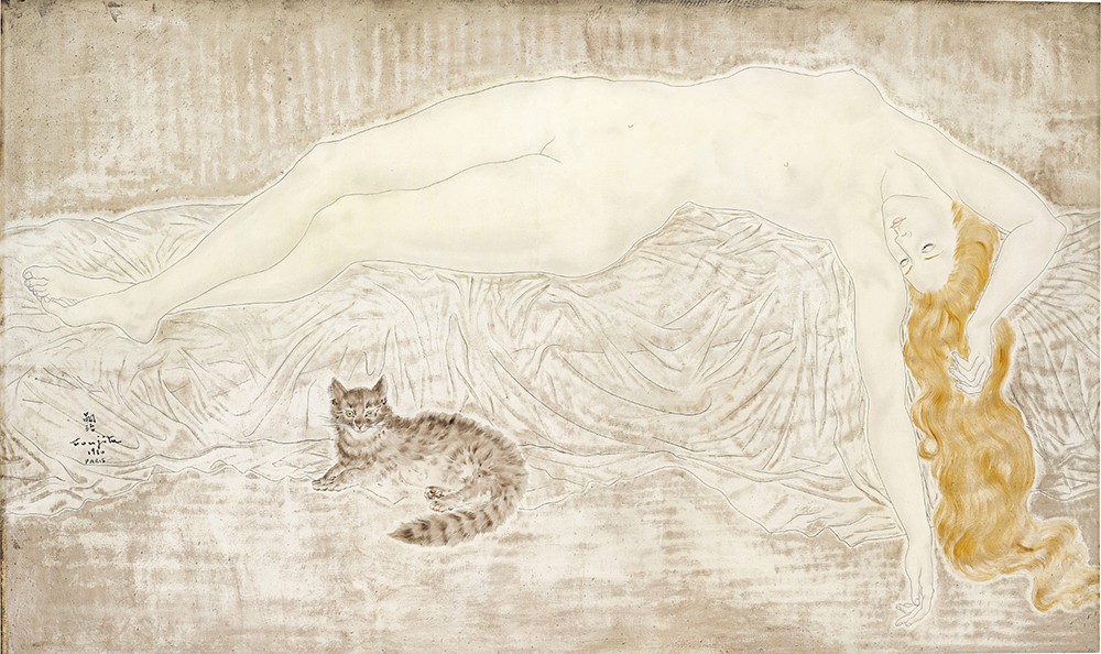 Leonard Tsugouharu_Foujita Nu au chat (Large).jpg